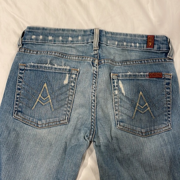 Lightly worn flare jeans - Picture 2 of 5